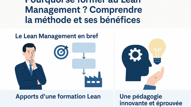 Illustrations sur la Formation lean management